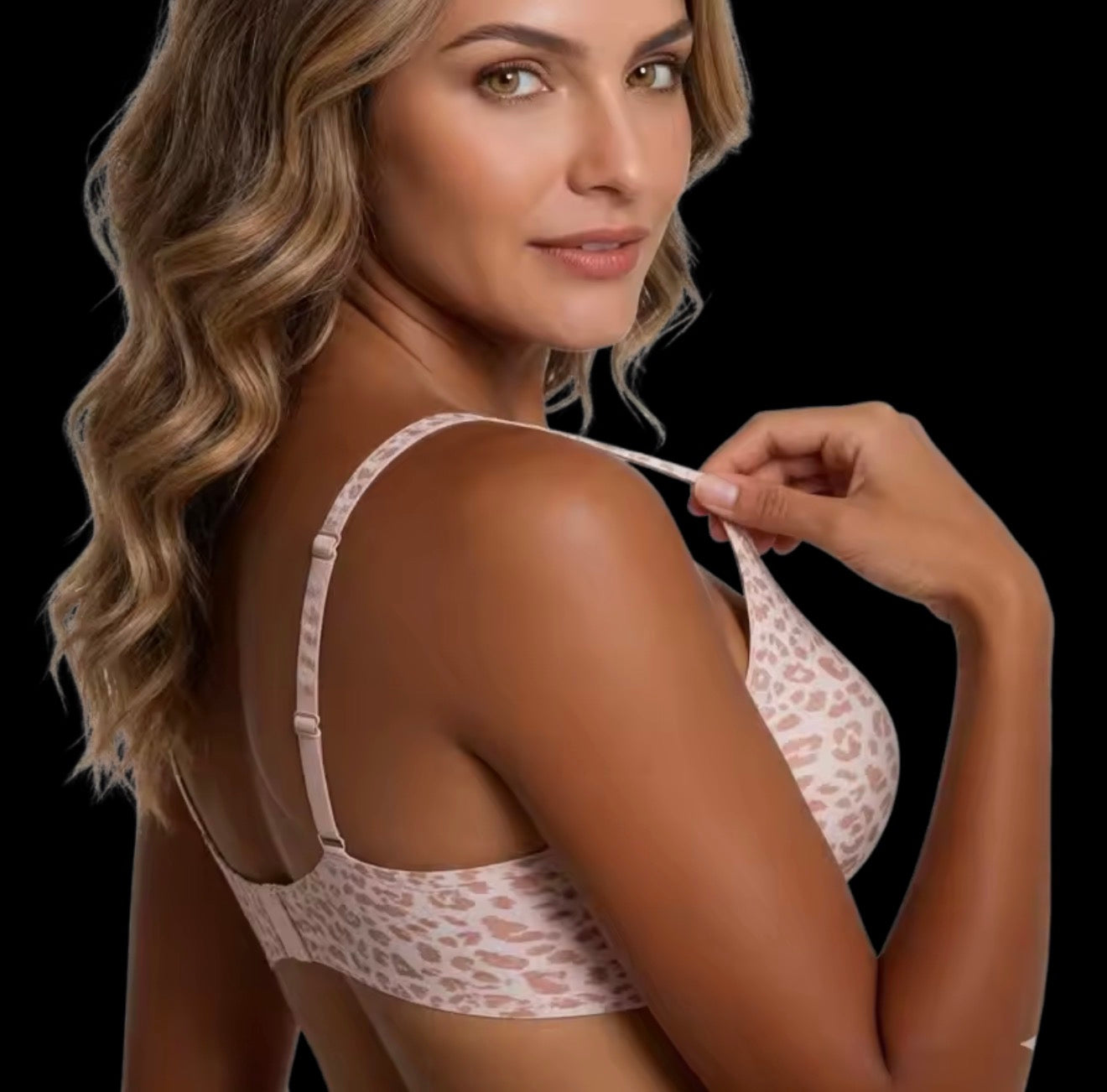 Jelly Wireless Womens Comfortable Wireless Bras Push Up Bralettes Seamless Tshirts Bras Deep V Everyday Bras