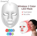 ProGlow 7-Color LED Red Light Therapy Face Mask